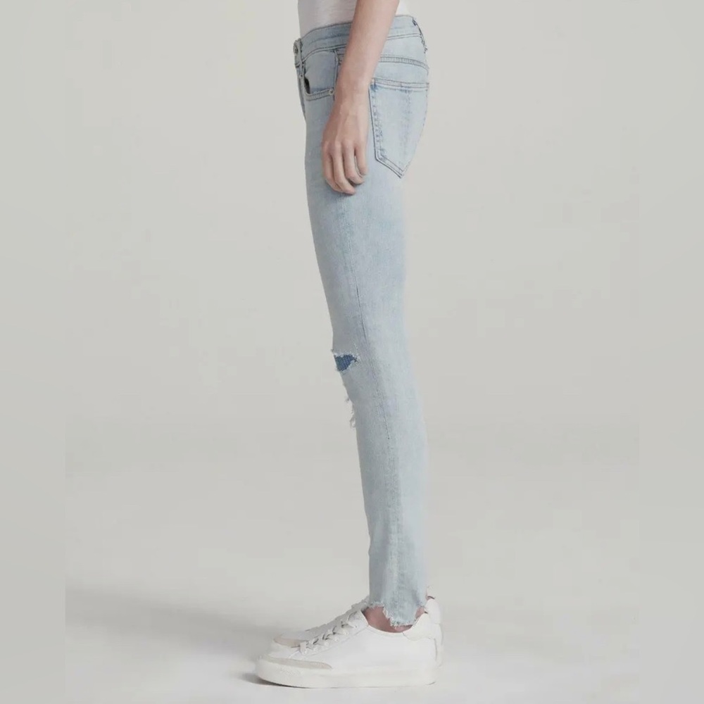 Rag & Bone Mid-Rise Ankle Distressed Skinny Jeans | Size 25, 26 - Picture 4 of 4